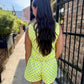 Dotty Polka Dot Top-Lemon