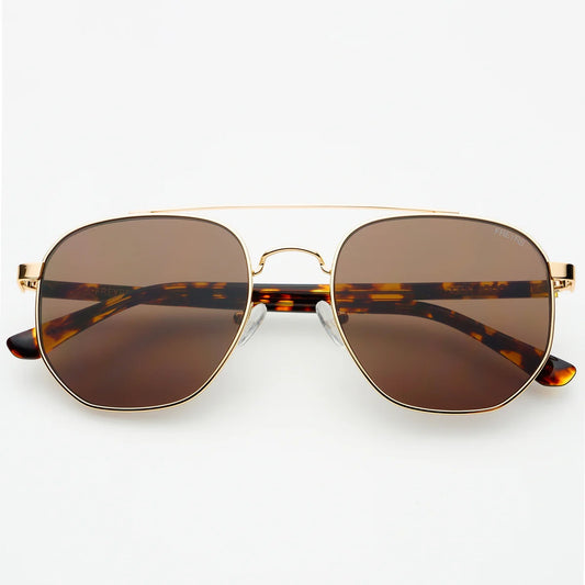 Sunglasses- Austin- Gold/Brown (205-2)