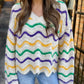 Selma Wavy Stripe MG Sweater