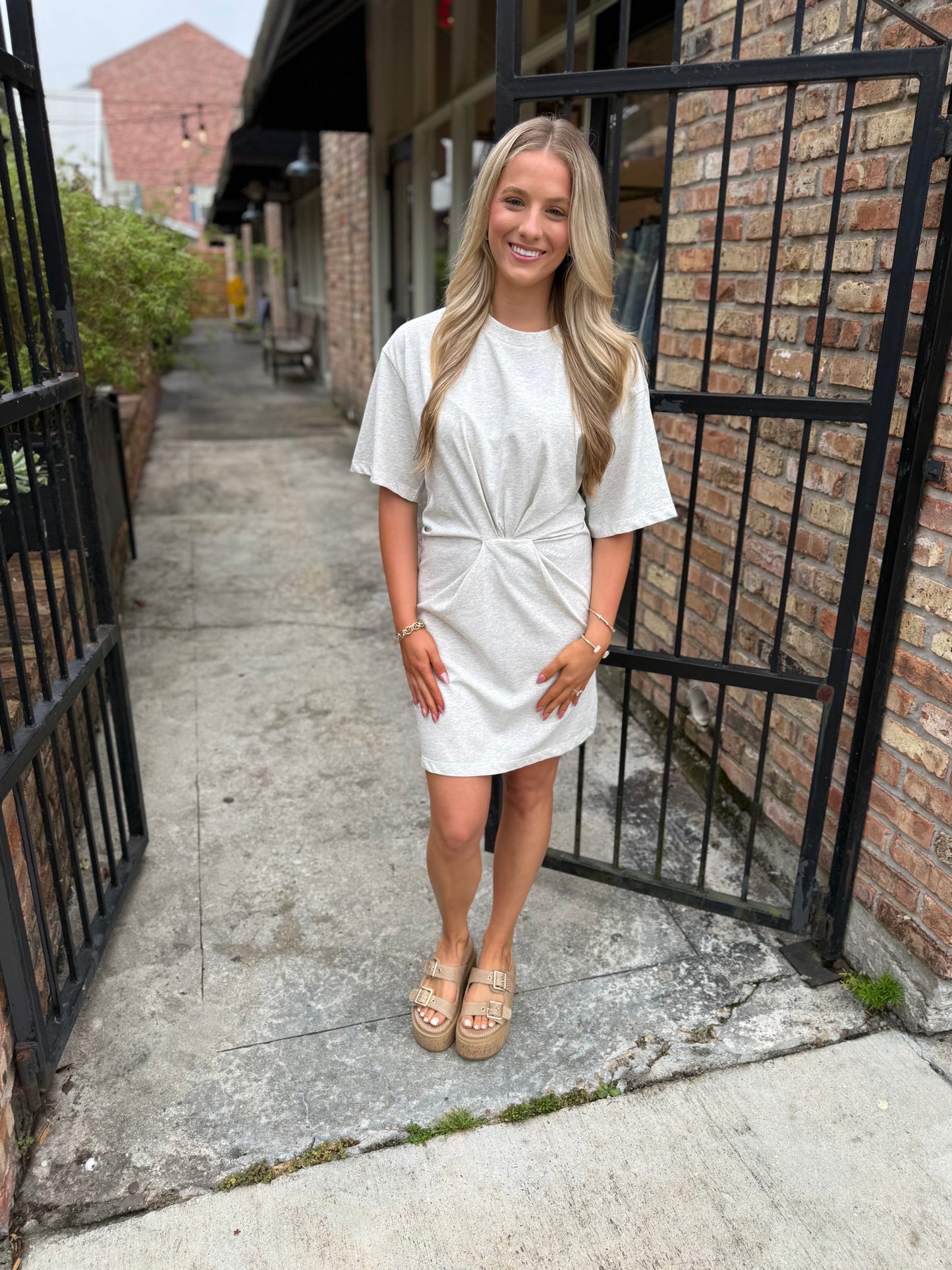 Rocha Dress- Heather Grey