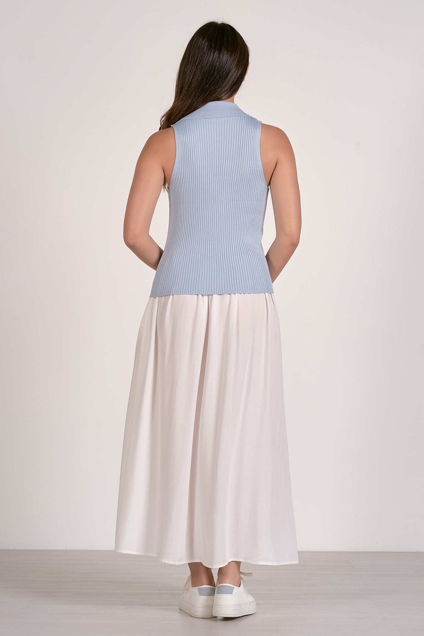Sandy Halter Vest- Light Blue