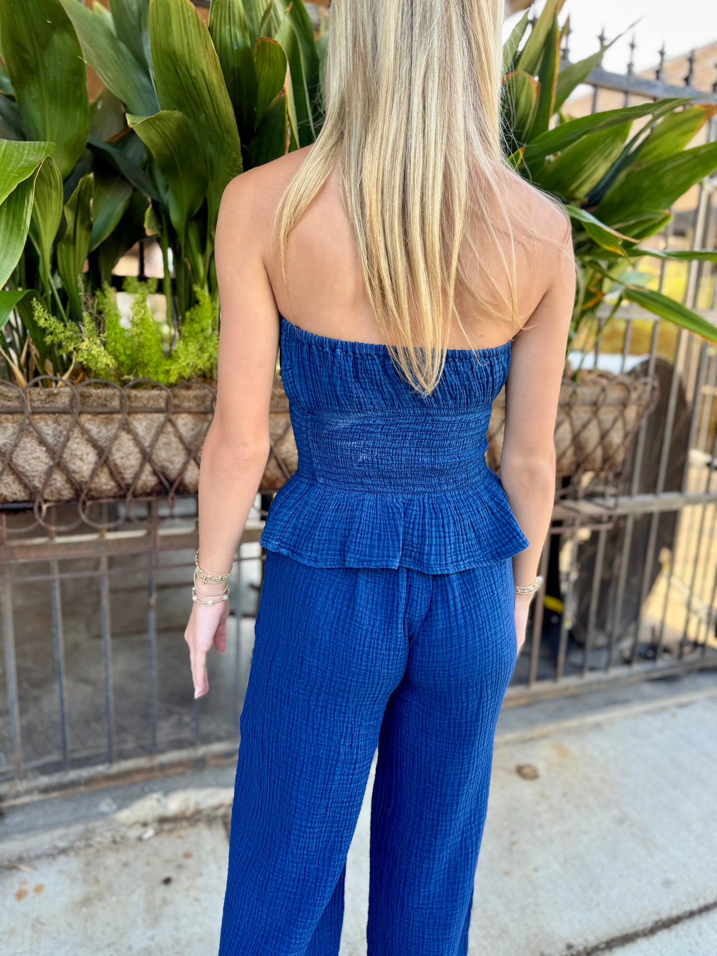 Harbor Top- Soft Indigo