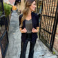 Luna Blazer- Black