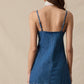 Elle Marie Denim Dress- Blue