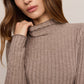 Z Supply Hattie LS Top- Heather Ash