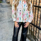 Queen Skeleton Button Up Top