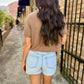 Sand Toys Cropped Tee- Mocha