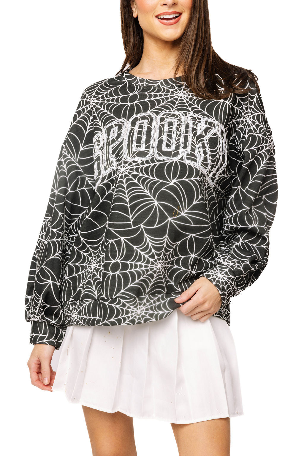 Spider Web Spooky Sweatshirt