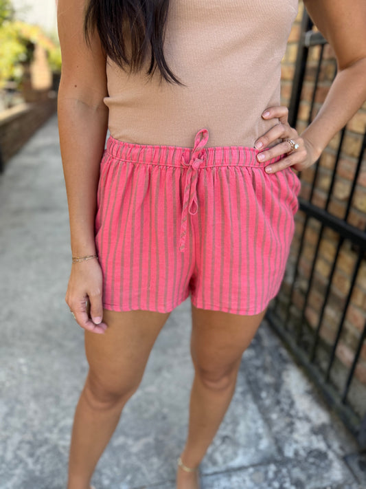 Z Supply Perfect Linen Short- Gelato