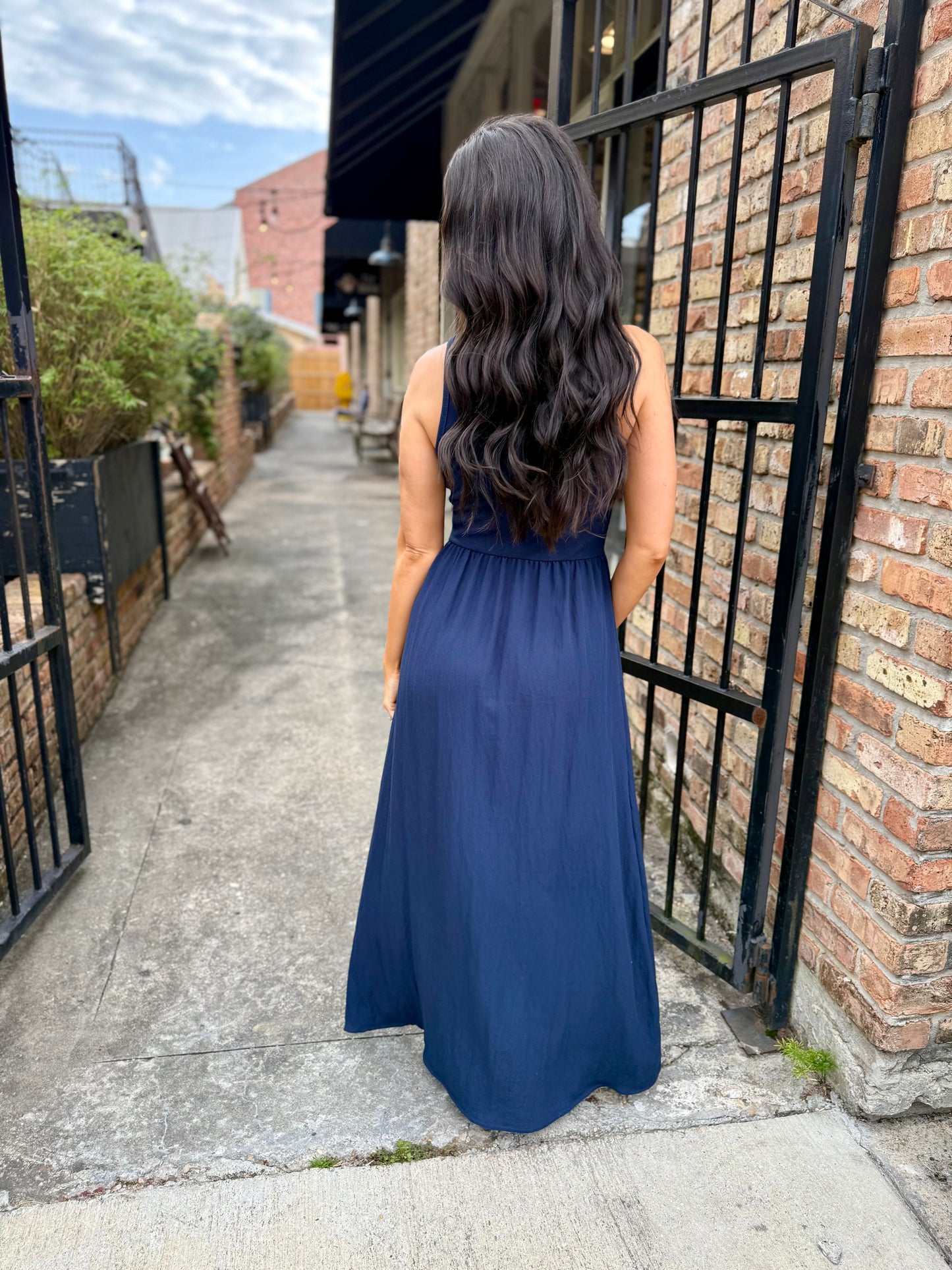 Z Supply Charlotte Maxi Dress- Eclipse