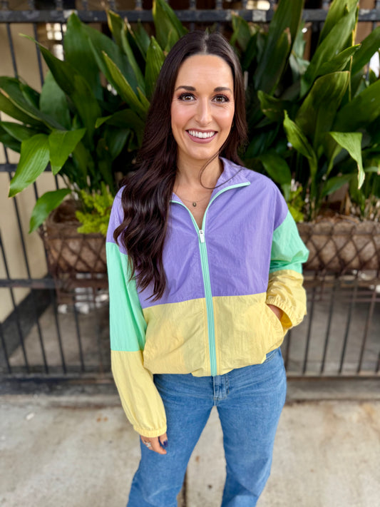 Mardi Pastel Windbreaker