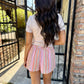 Z Supply Perfect Stripe Short- Tiger Lily