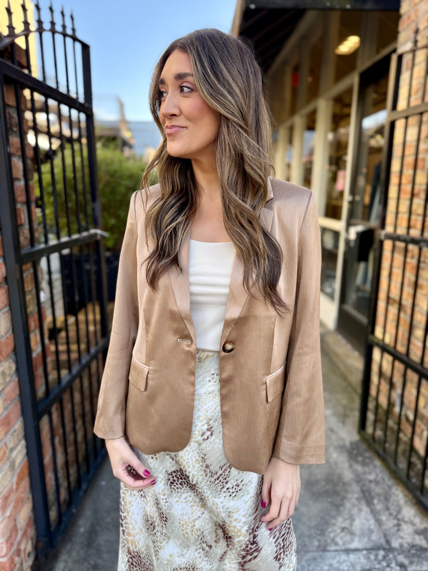Betty Blazer- Taupe