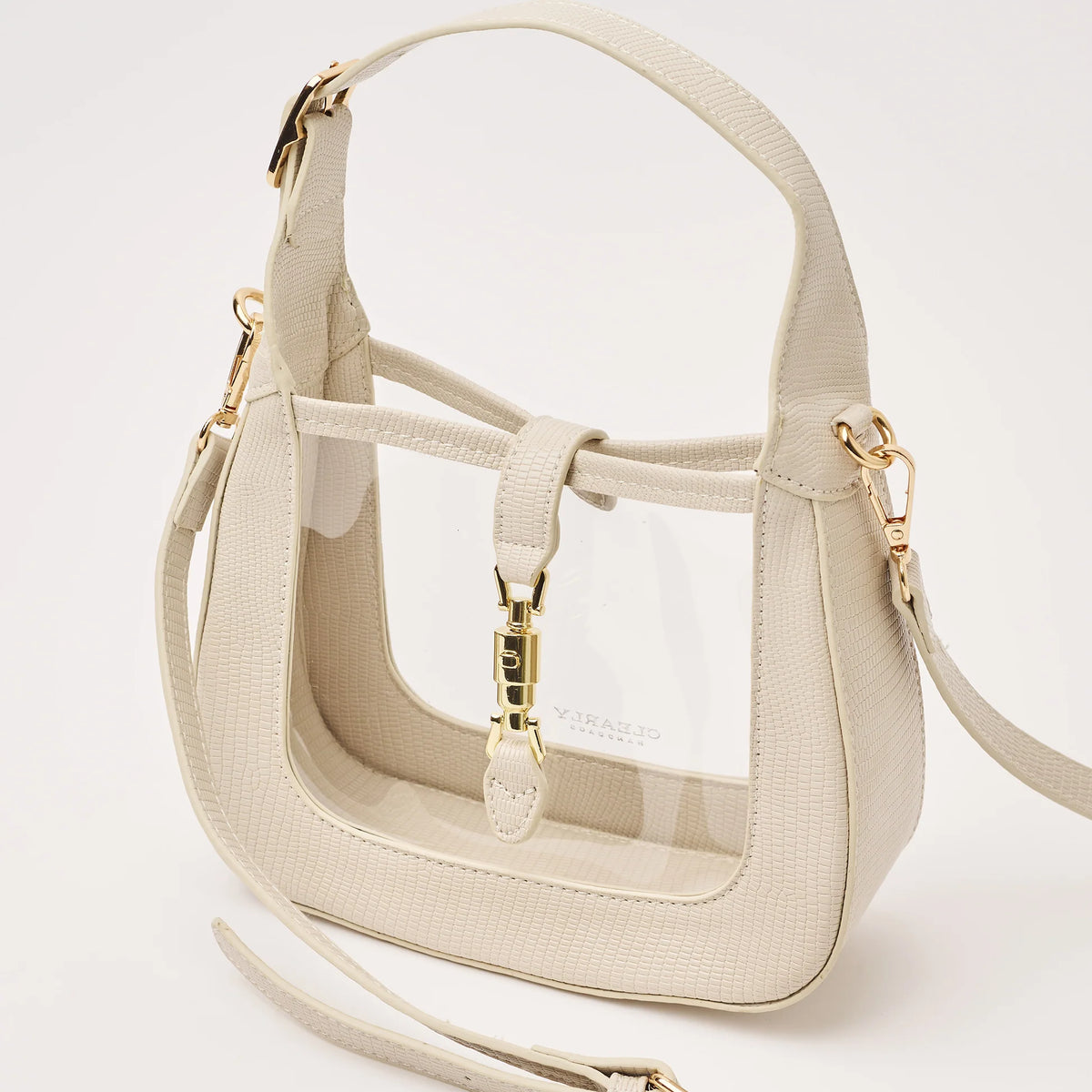 Paige Clear Bag- Ivory
