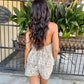 Luna Print Halter Top