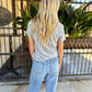 Z Supply Junie Slub Tee- Classic H Grey