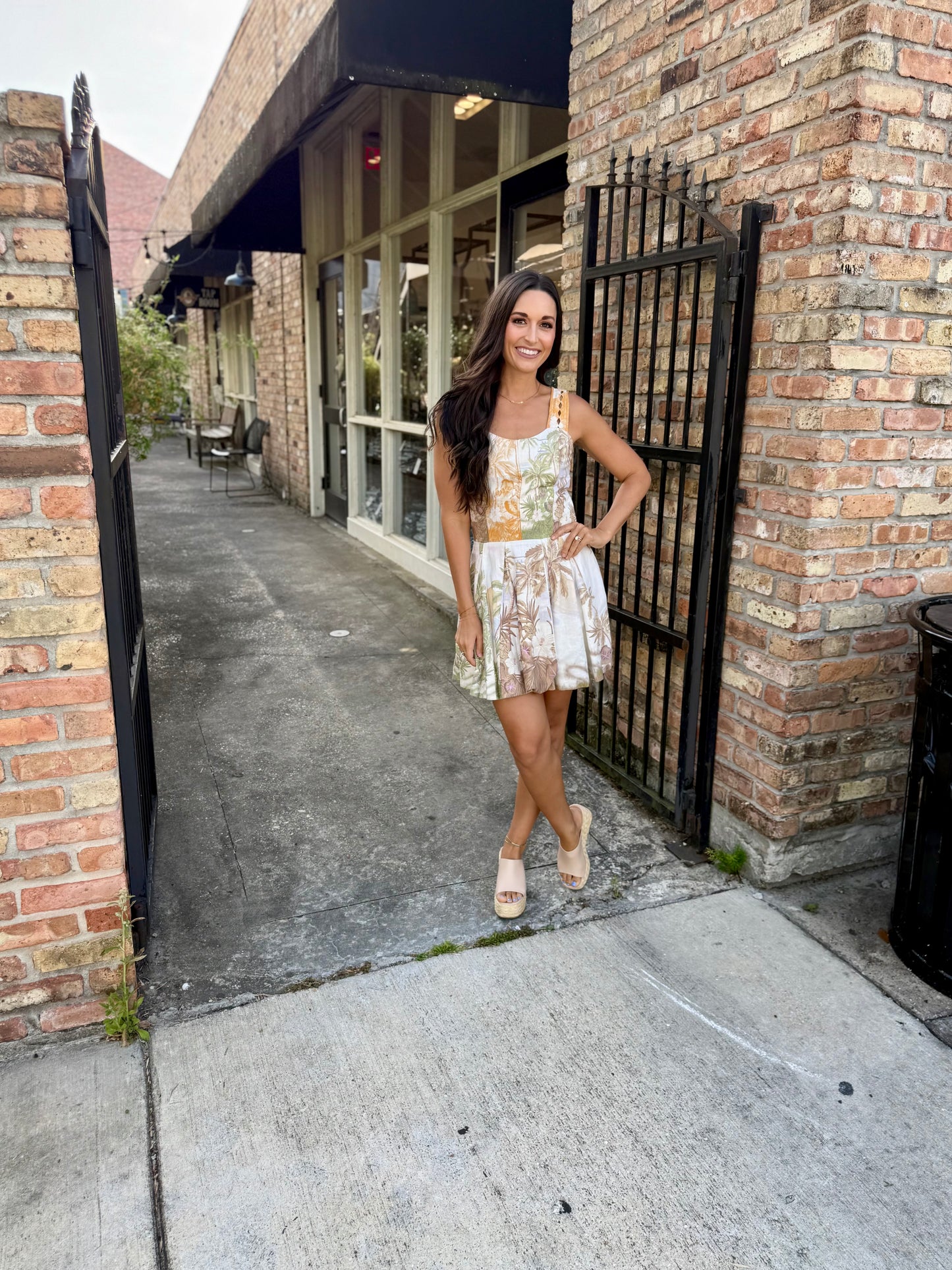 Neveah Pleating Mini Dress