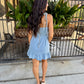 Hampton Denim Mini Dress- Light Denim