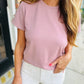 Remington Relaxed Tee- Mauve Rose