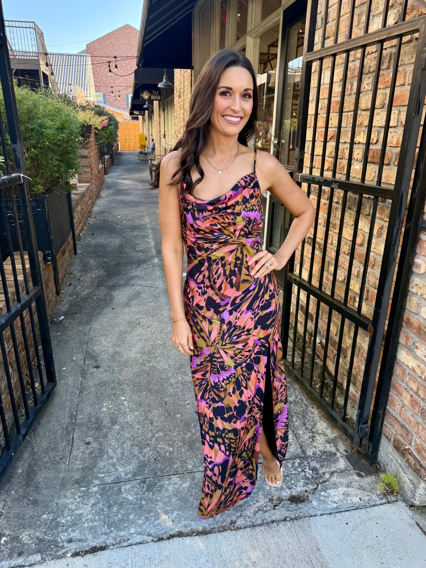 Butterfly Kiss Maxi Dress- Multi