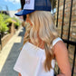 Hawks Trucker Hat- Navy/White
