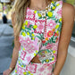 Breezy Tropical 2 PC SET- Resort Pink