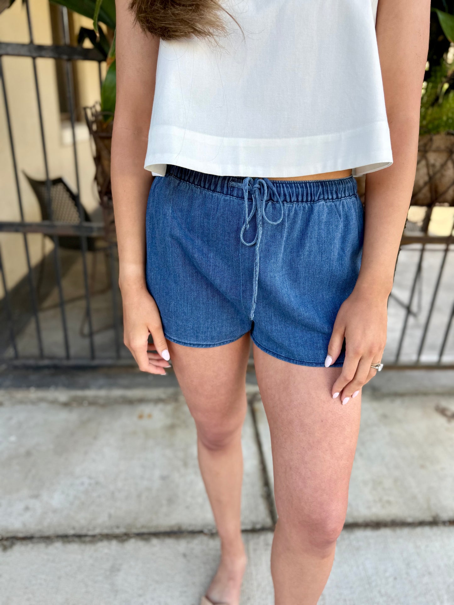Z Supply Perfect Twill Short- Twilight Blue