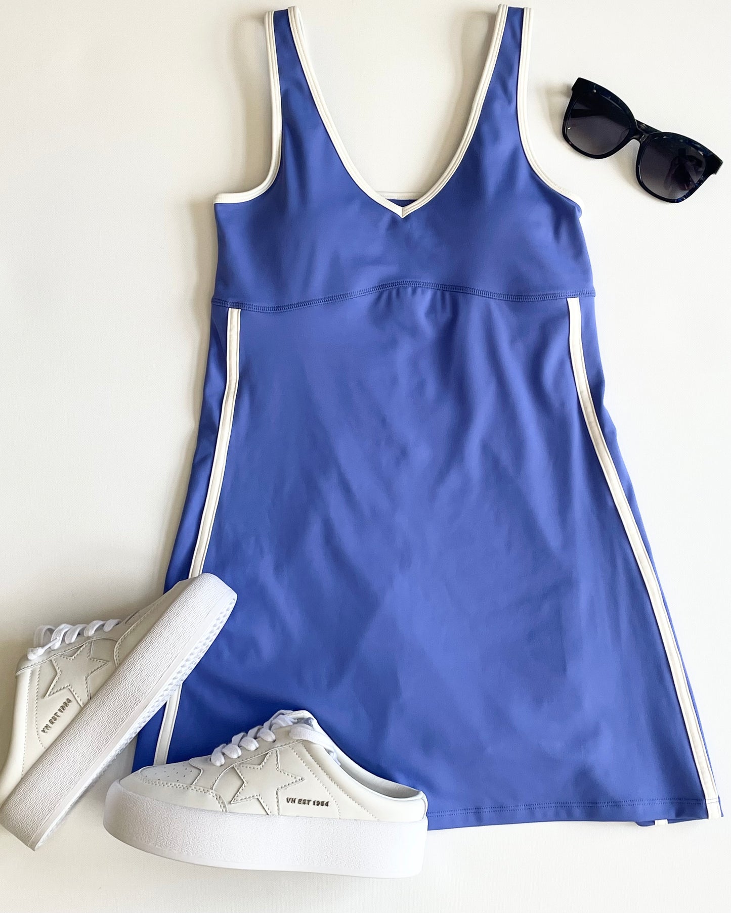 Z Supply Let's Play Sports Dress- Baha Blue