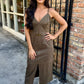 Urban Fall Midi Dress- Olive