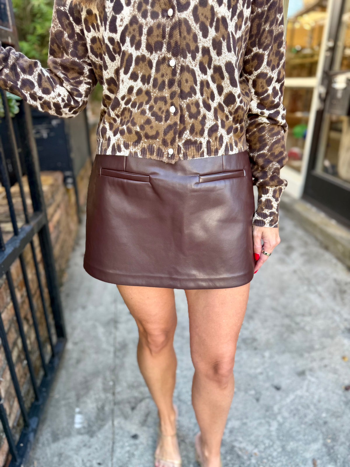 Didi Cardigan- Leopard