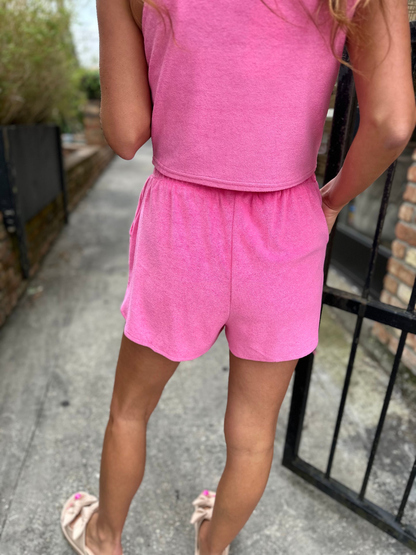Totally Terry Shorts- Pink
