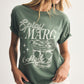 Z Supply Spicy Marg Boyfriend Tee- Hunter Green