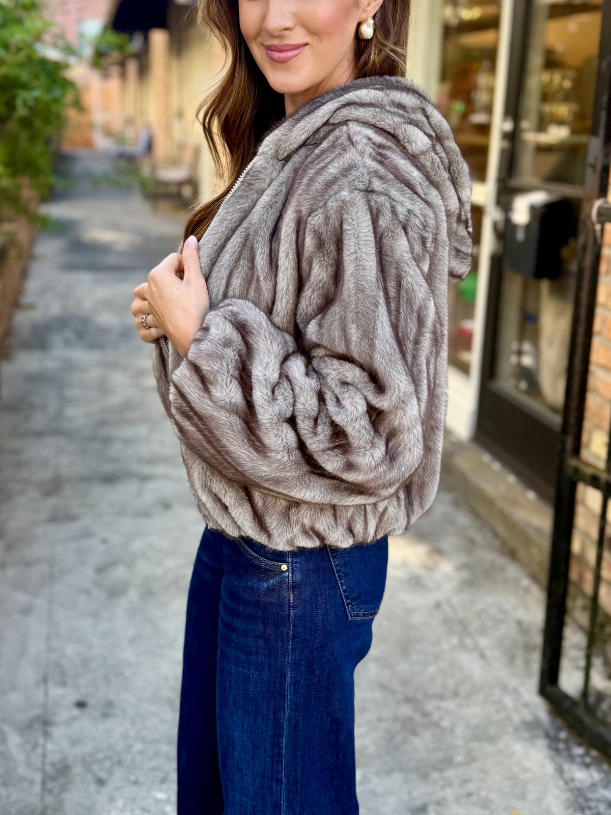 Mavis Jacket- Silver Grey