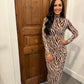 Z Supply Sevilla Zebra Mesh Midi Dress