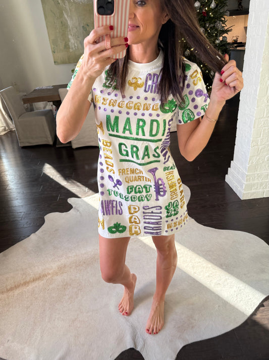 All Things Mardi Gras Dress