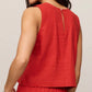 Z Supply Sloane Linen Tank- Chili Pepper