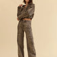 Far Out High Rise Wide Leg- Cool Cat