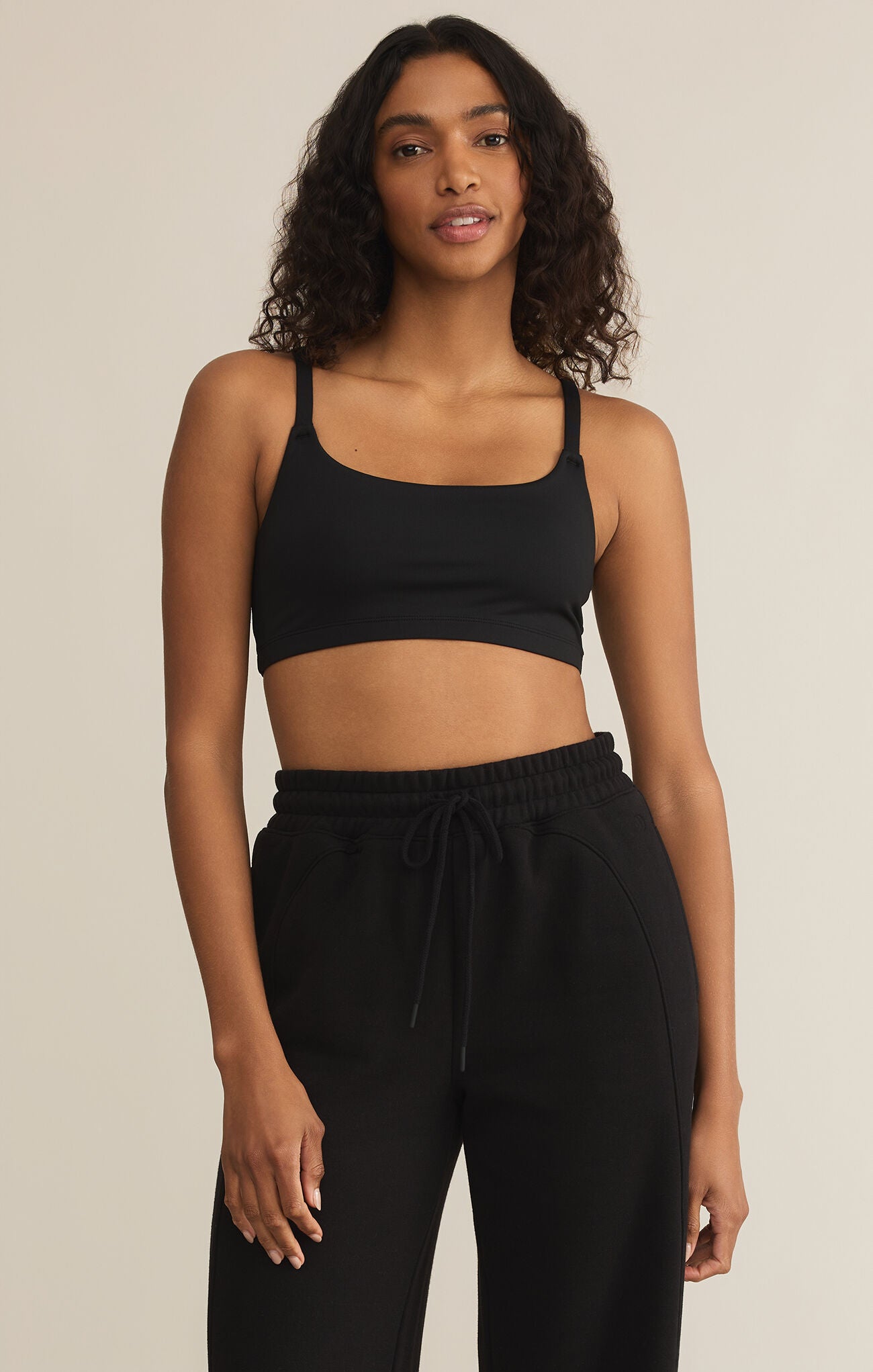 Z Supply Luxe Bralette- Black