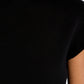 Quinn SS Sweater Top- Black
