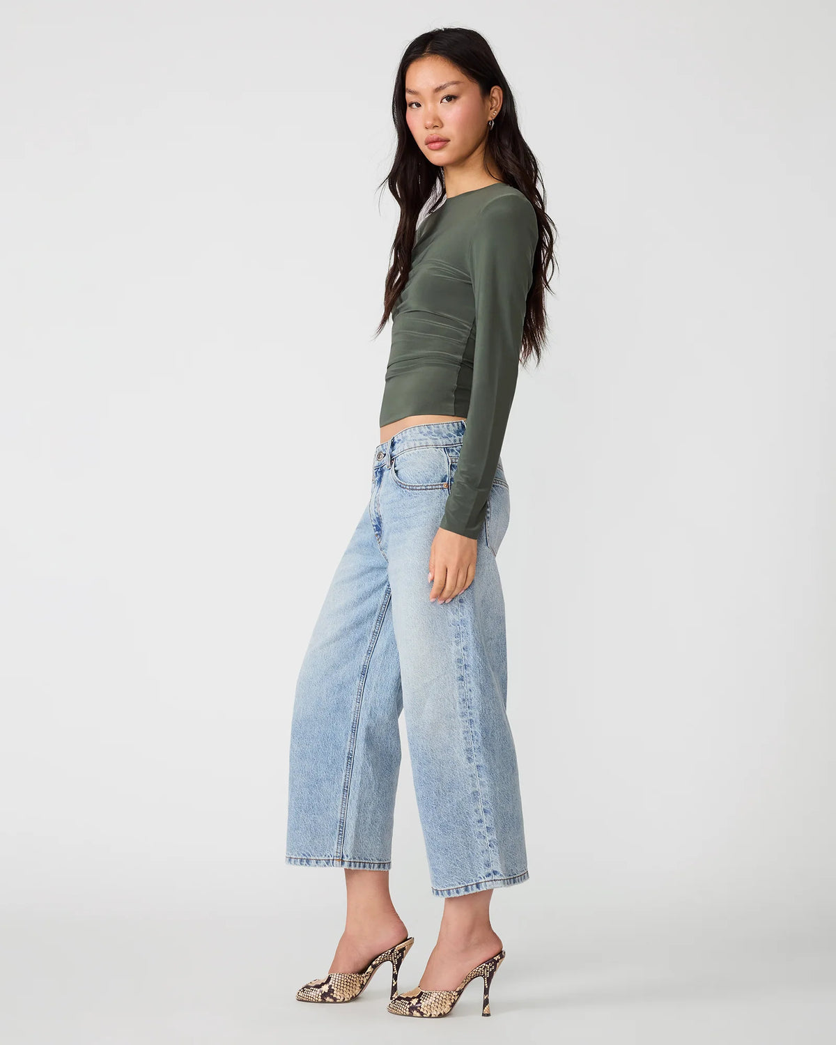 Seline Knit Top- Dark Olive