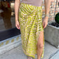 Lara Faux Wrap Skirt- Green