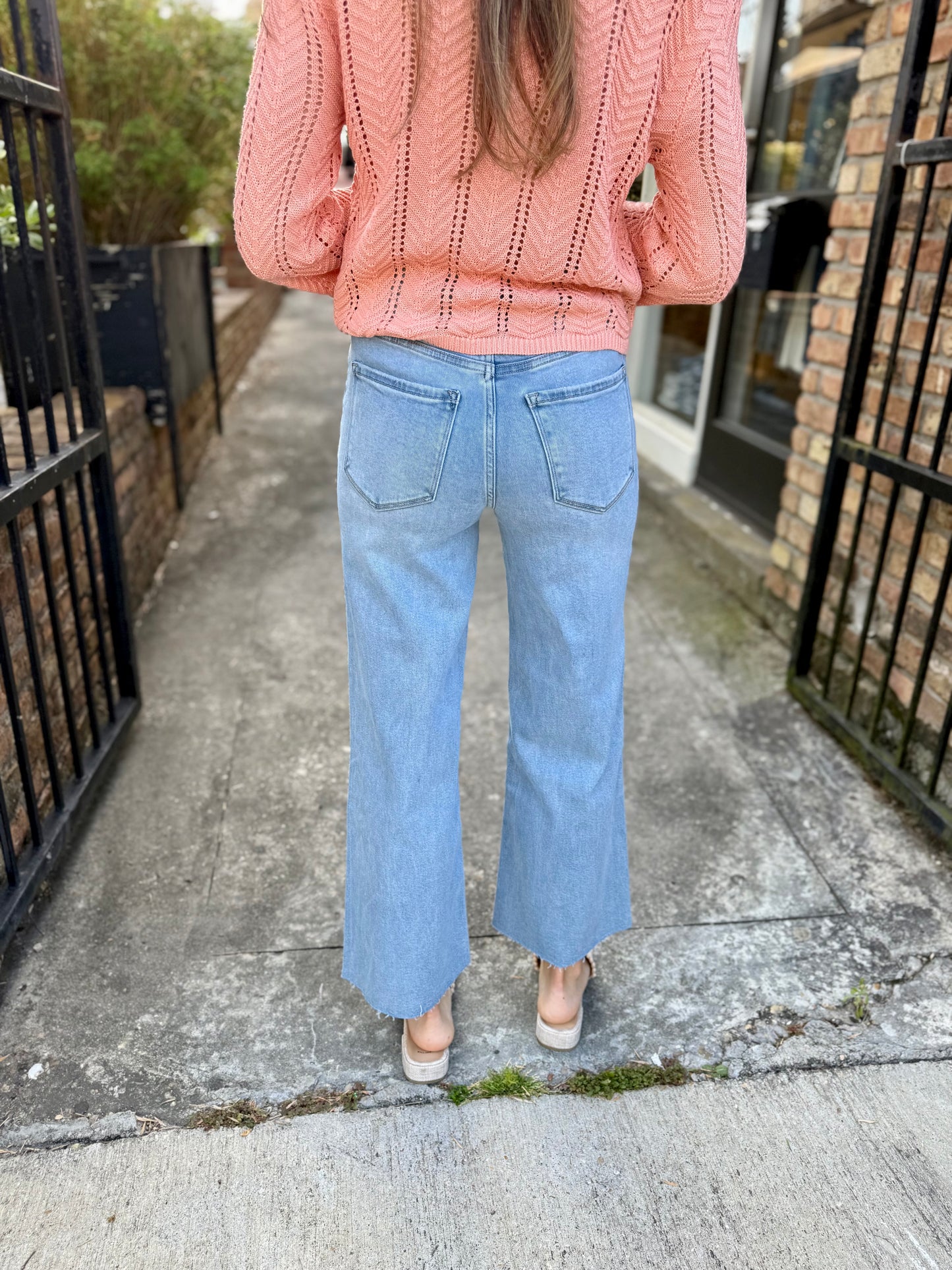Yout HR Ankle Wide Denim