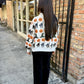 Witch Hat, Pumpkin & Cat Mockneck Sweatshirt