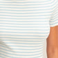 Stevie Striped Crew Neck- Ice Blue