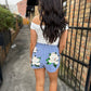 Scattered Magnolia Shorts