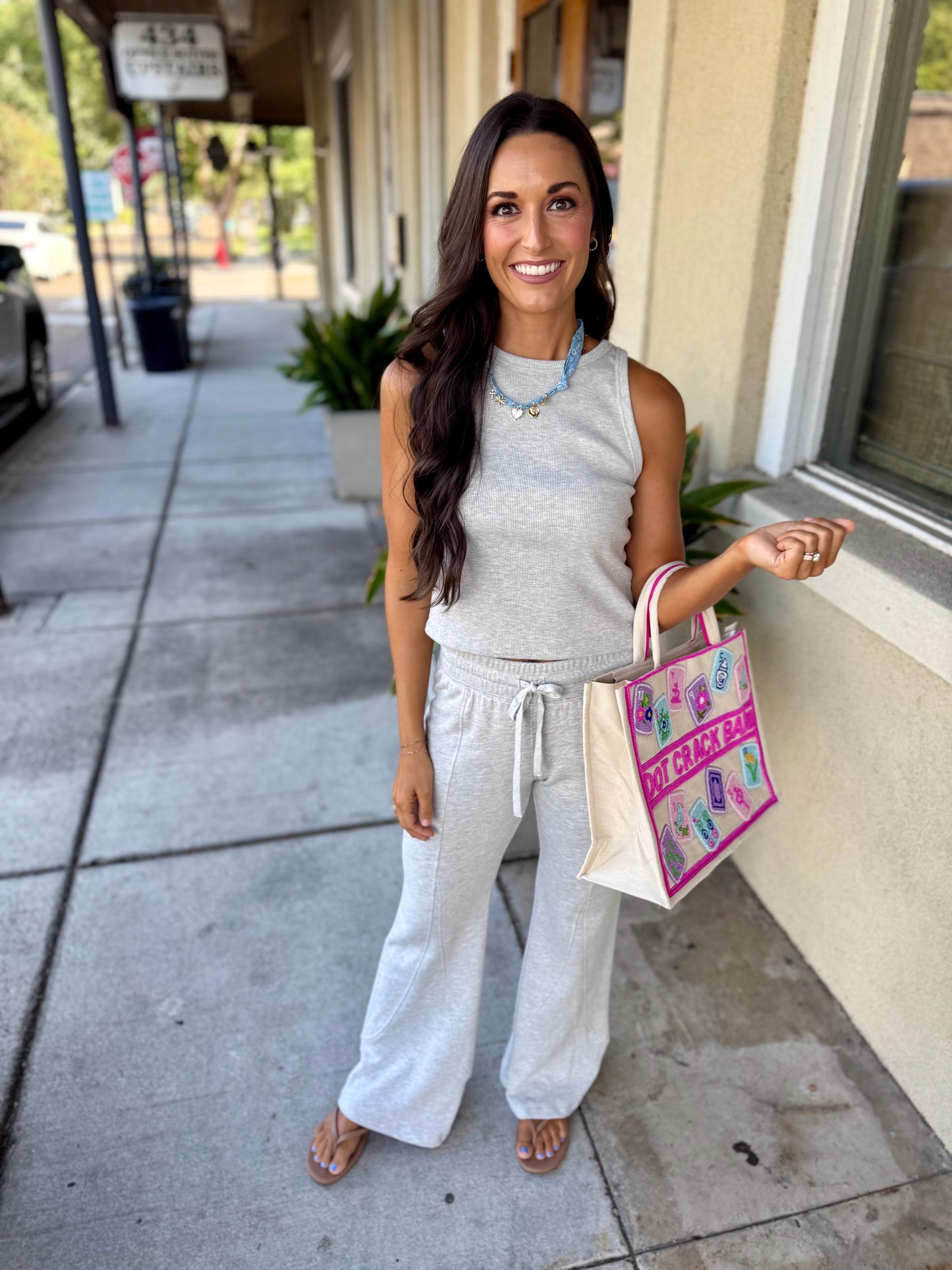Lulu 2 PC SET- Heather Grey