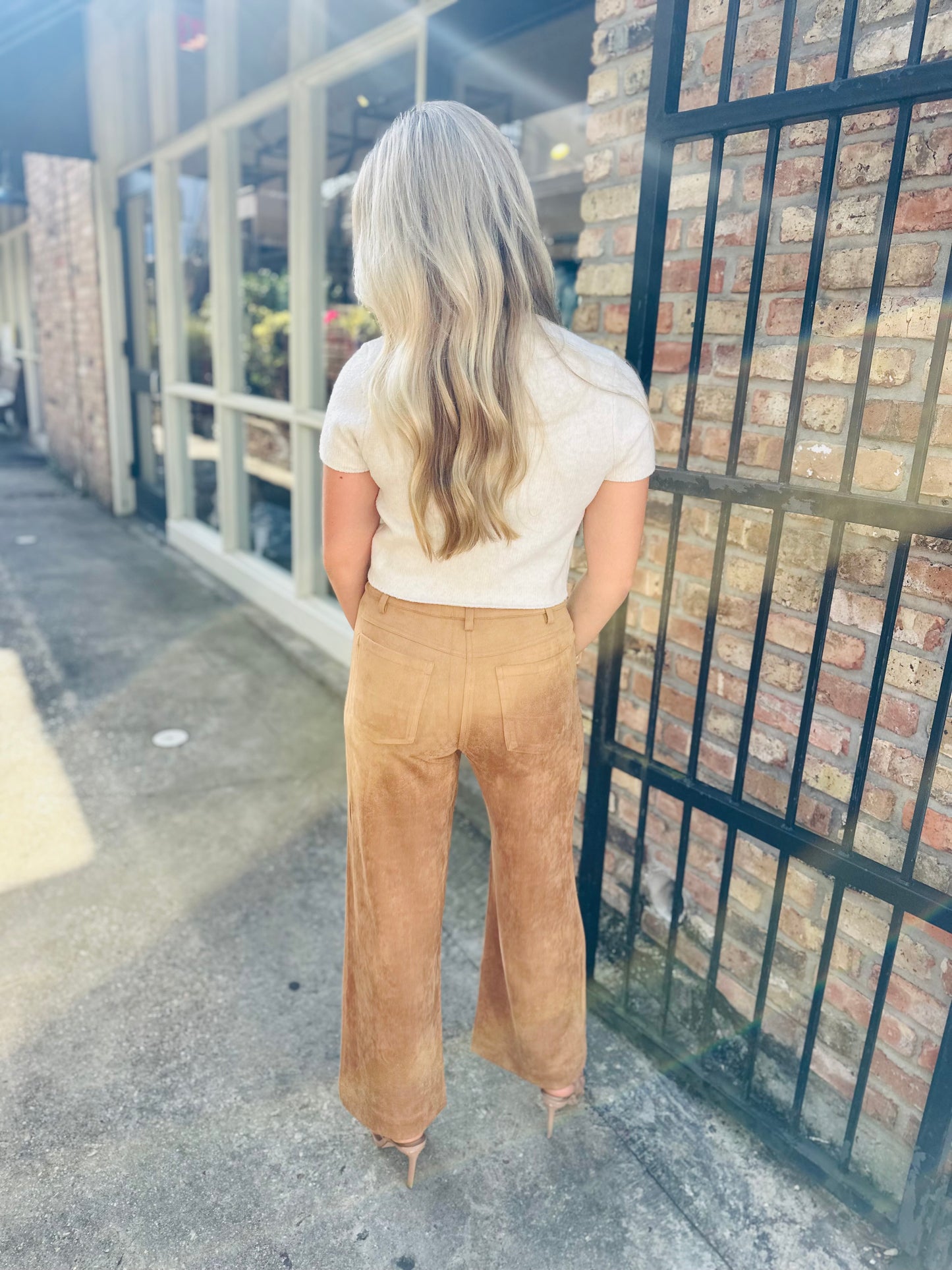 Jessie Crop Sweater- Cream