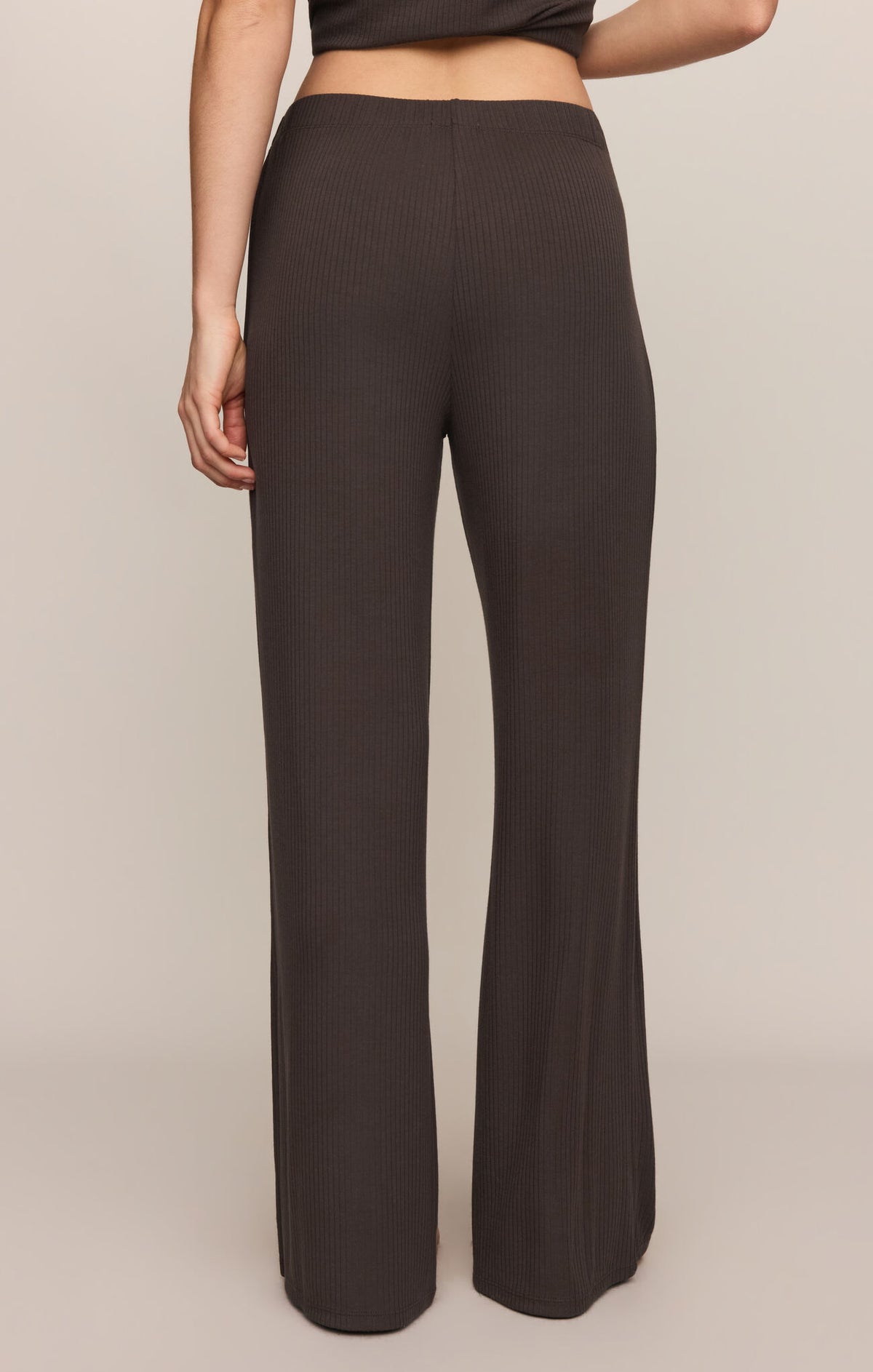 Z Supply Just Right Rib Pant- Cocoa Bean