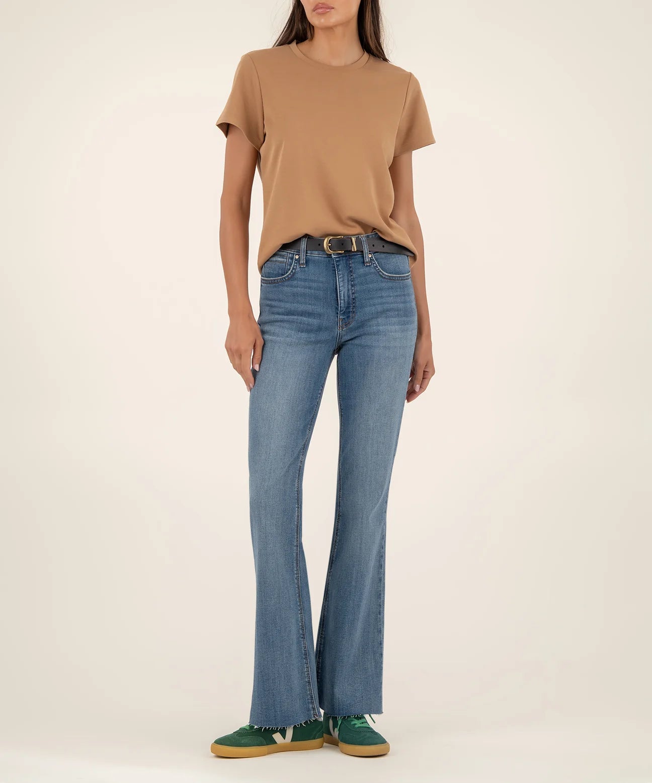 Stella (Hardworking) HR Flare Denim- Blue