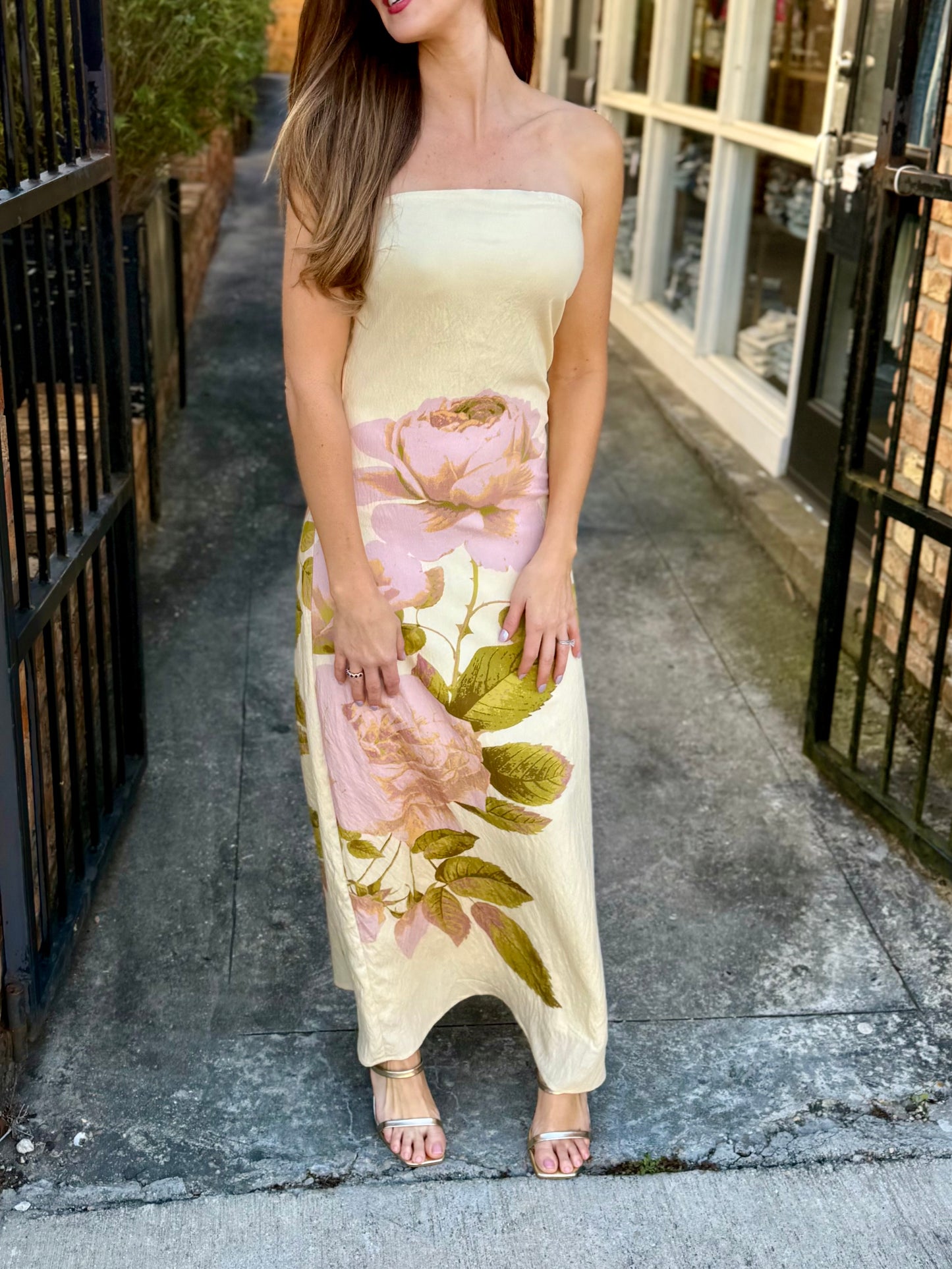 Oversized Floral Maxi Dress